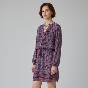 Women's Long Sleeve V-Neck Dress by GAP